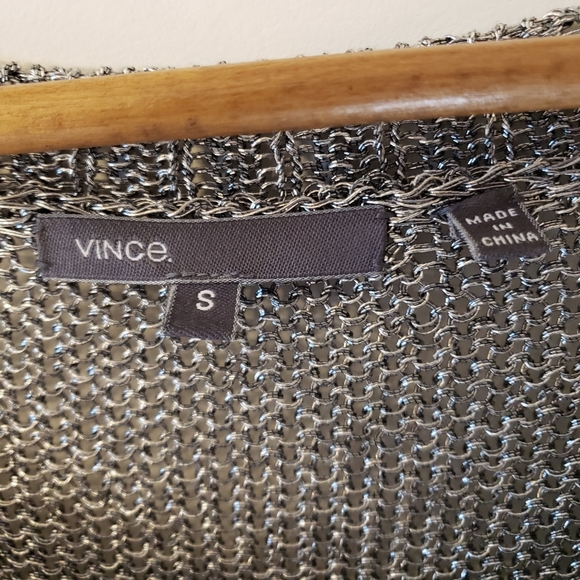 Vince Metallic Top Size S - Picture 5 of 8